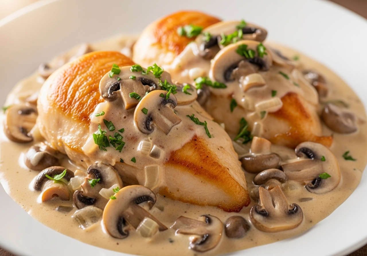 Creamy Garlic Mushroom Chicken: The Ultimate Comfort Dinner